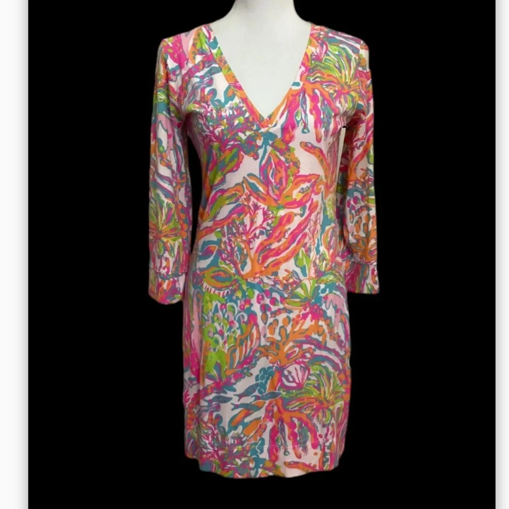 Lilly Pulitzer The Christie Dress in Scuba to Cuba SzM - Picture 1 of 7